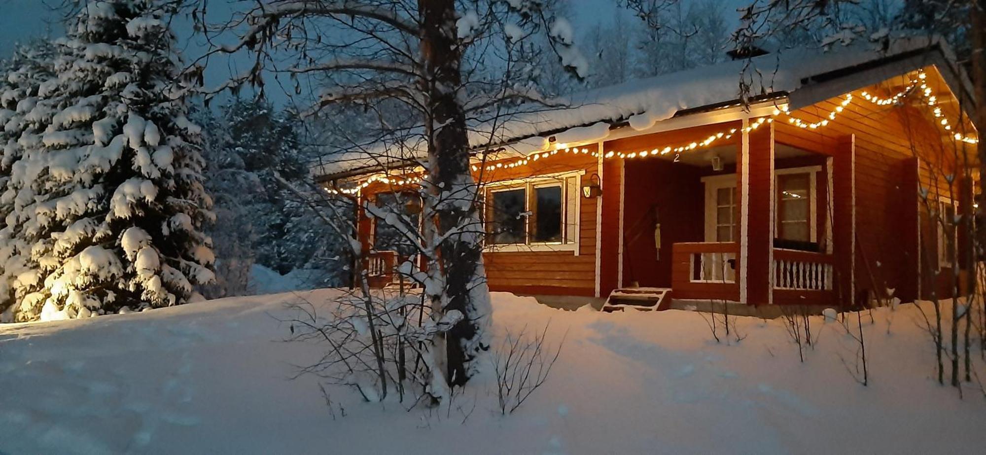 Korvala Log Cabins Villa Exterior photo